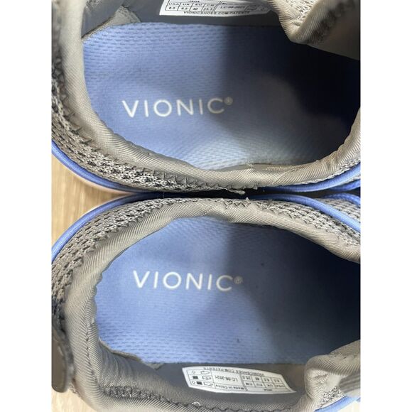 Vionic Brisk Jada Women's Sneaker Running Slip-On Mesh 8.5 Gray Athletic Shoes - Picture 10 of 11